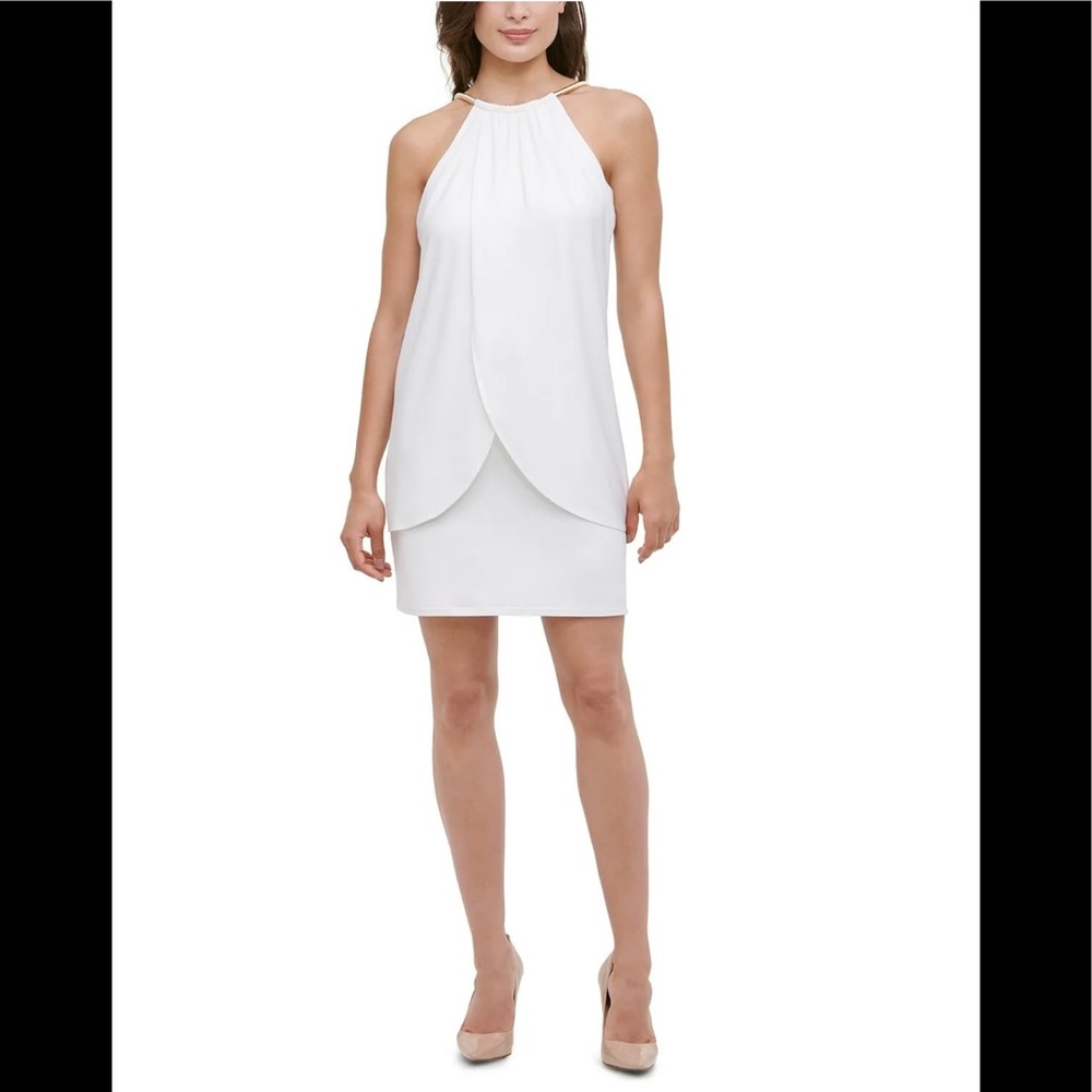 kensie Draped Snake-Chain Halter Dress
Size 2